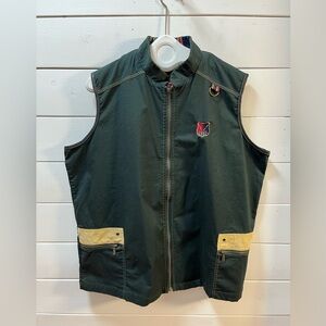 FEMME ACTIVE VINTAGE Green Utility Vest 2X